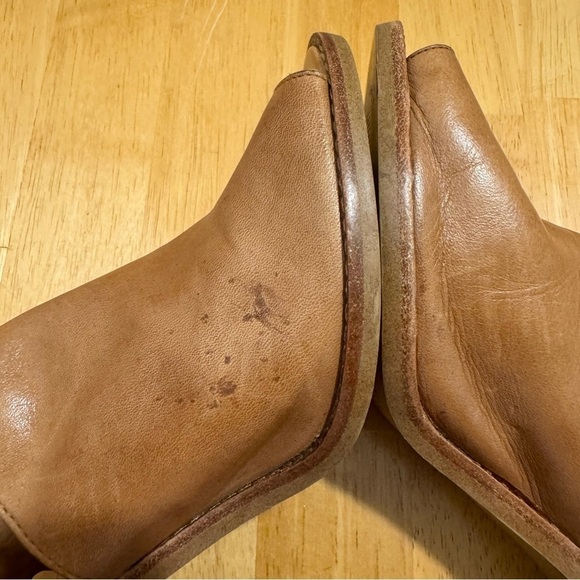 Madewell “Slyvain” Tan Leather Block Heel Sandals Size 9 - Picture 10 of 10